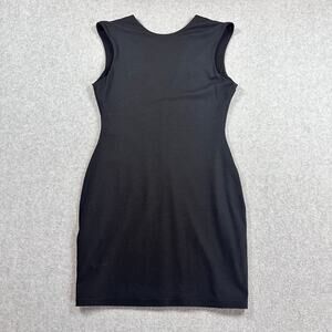 Bec & Bridge Reversible Ponte Bodycon Dress Black Medium NWT